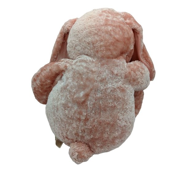 Dan Dee Pink Bunny Rabbit plush stuffed animal bow floppy ears 26" - Picture 2 of 10